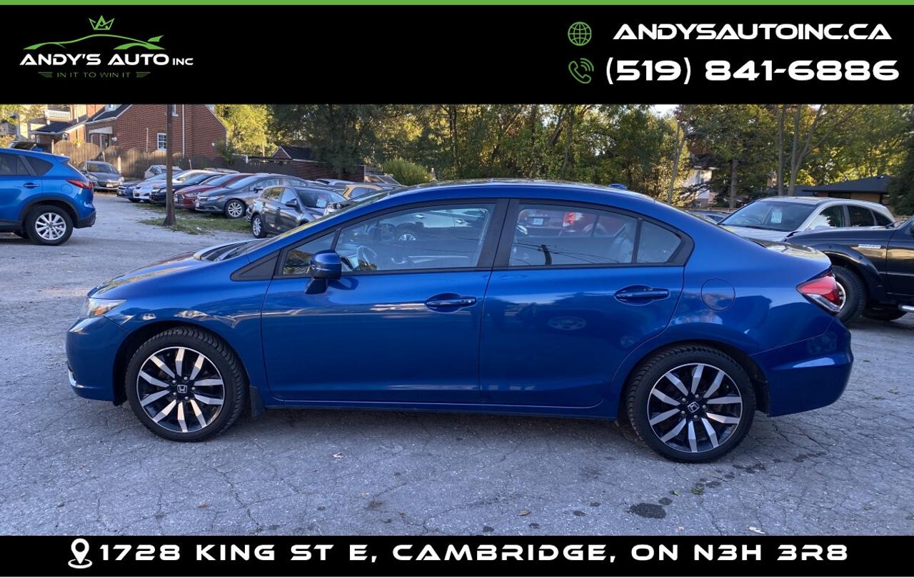 2015 Honda Civic TOURING ! LEATHER ! SUNROOF ! NAVIGATION Photo