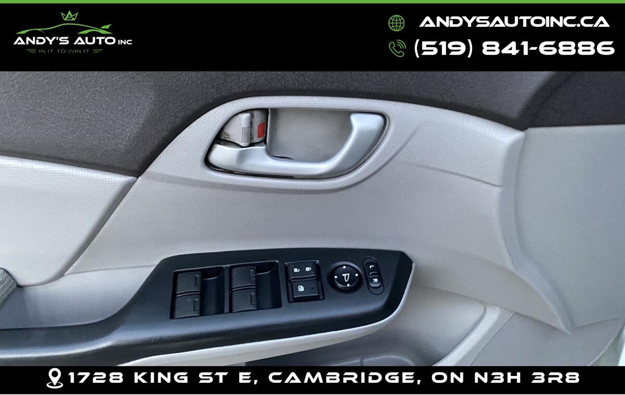 2012 Honda Civic LX ! MANUAL ! A/C ! CERTIFIED Photo