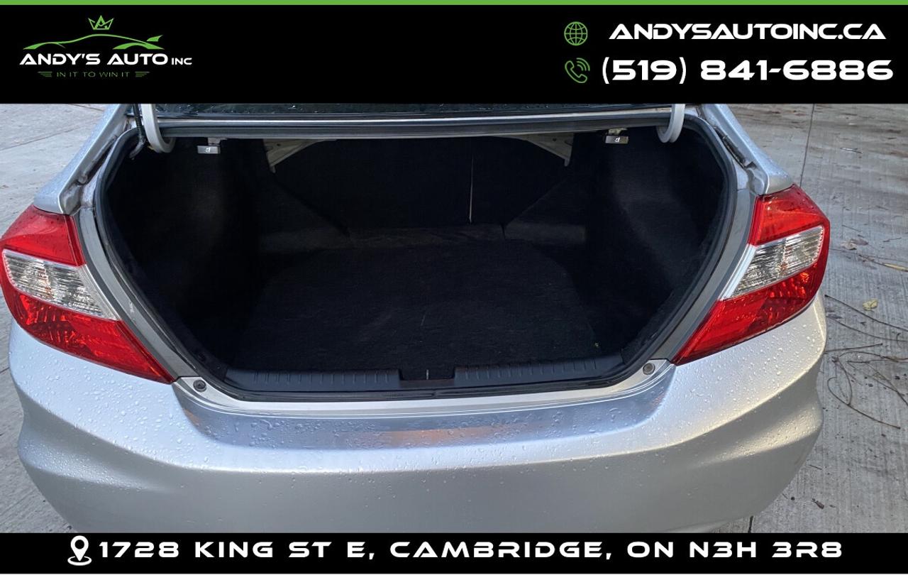 2012 Honda Civic LX ! MANUAL ! A/C ! CERTIFIED Photo