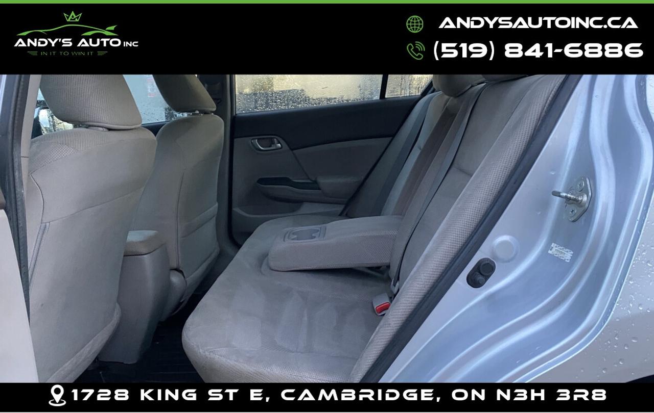 2012 Honda Civic LX ! MANUAL ! A/C ! CERTIFIED Photo