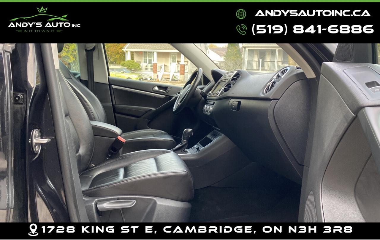 2015 Volkswagen Tiguan HIGHLINE ! ONE OWNER ! LEATHER ! SUNROOF ! AWD Photo