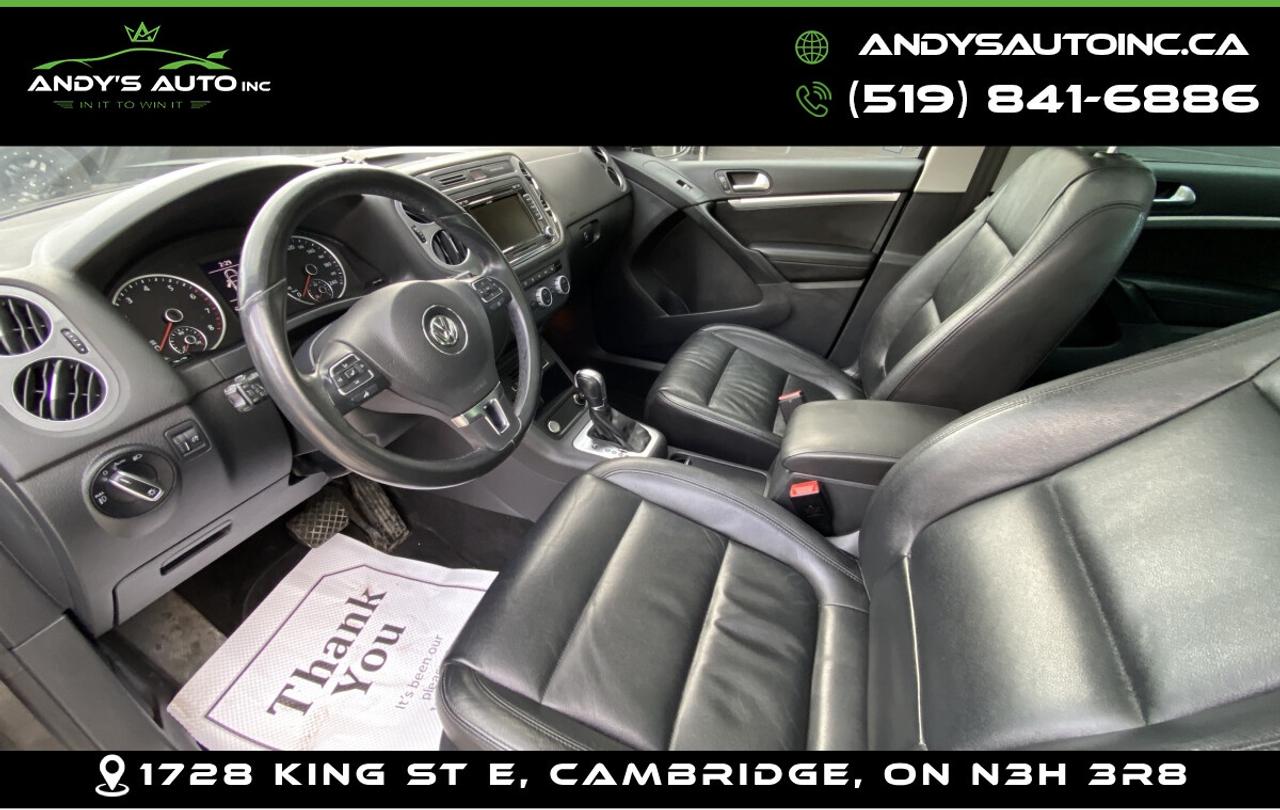 2015 Volkswagen Tiguan HIGHLINE ! ONE OWNER ! LEATHER ! SUNROOF ! AWD Photo