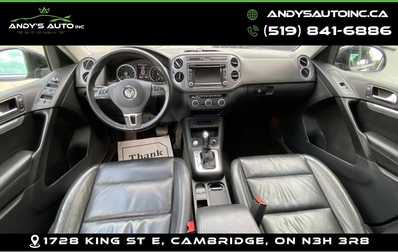 2015 Volkswagen Tiguan HIGHLINE ! ONE OWNER ! LEATHER ! SUNROOF ! AWD Photo