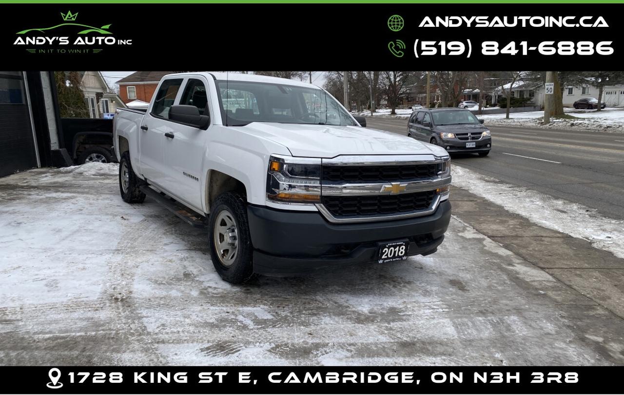 2018 Chevrolet Silverado 1500 LS ! CREW CAB ! 5.3L ! 4X4 ! BACK UP CAM Photo