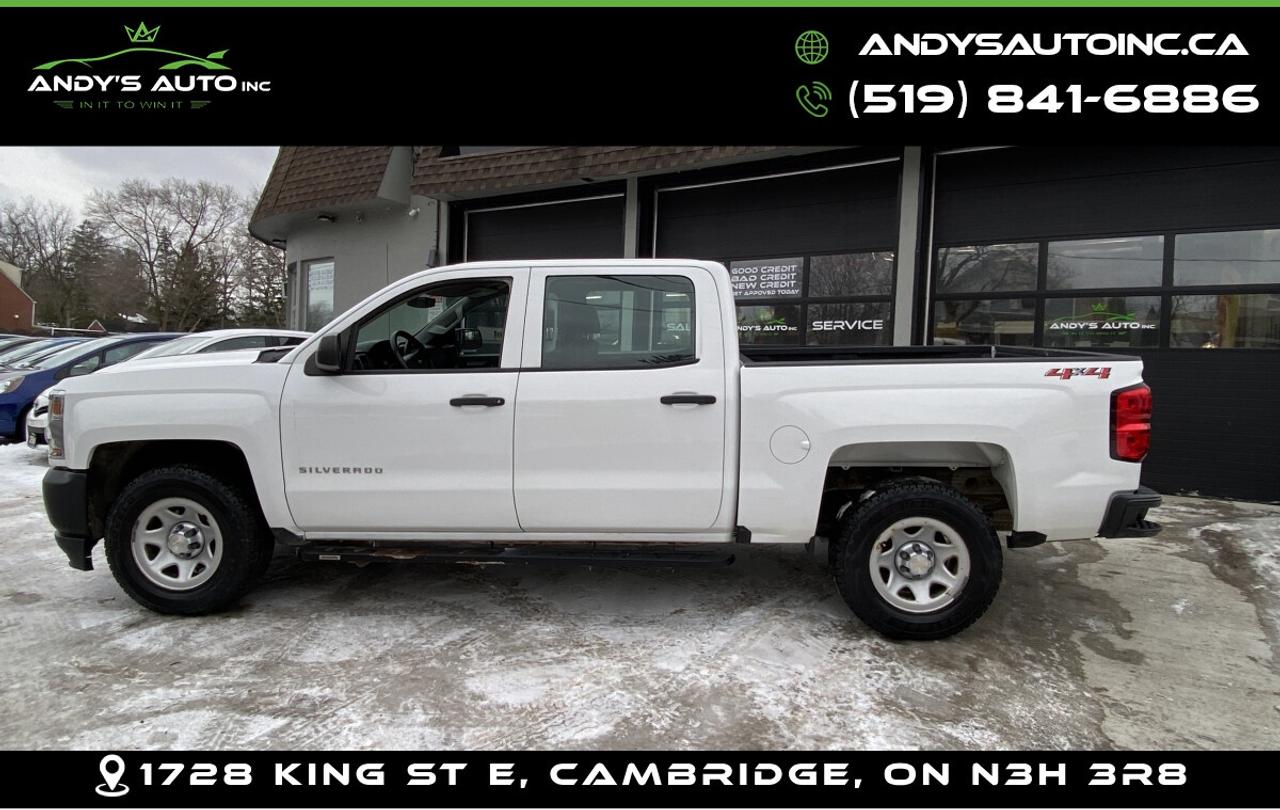 2018 Chevrolet Silverado 1500 LS ! CREW CAB ! 5.3L ! 4X4 ! BACK UP CAM Photo