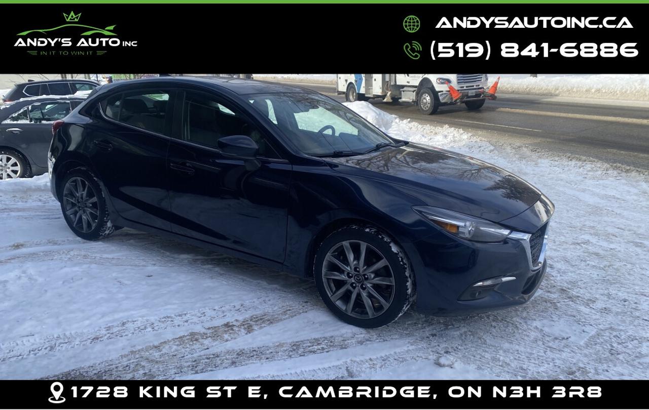2018 Mazda Mazda3 Sport GT ! HEADS UP DISPLAY ! LEATHER ! SUNROOF ! Photo2