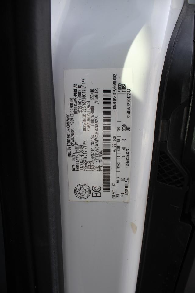 2016 Ford Transit T-350 Van High Roof 148"EL Tire Service shop Photo