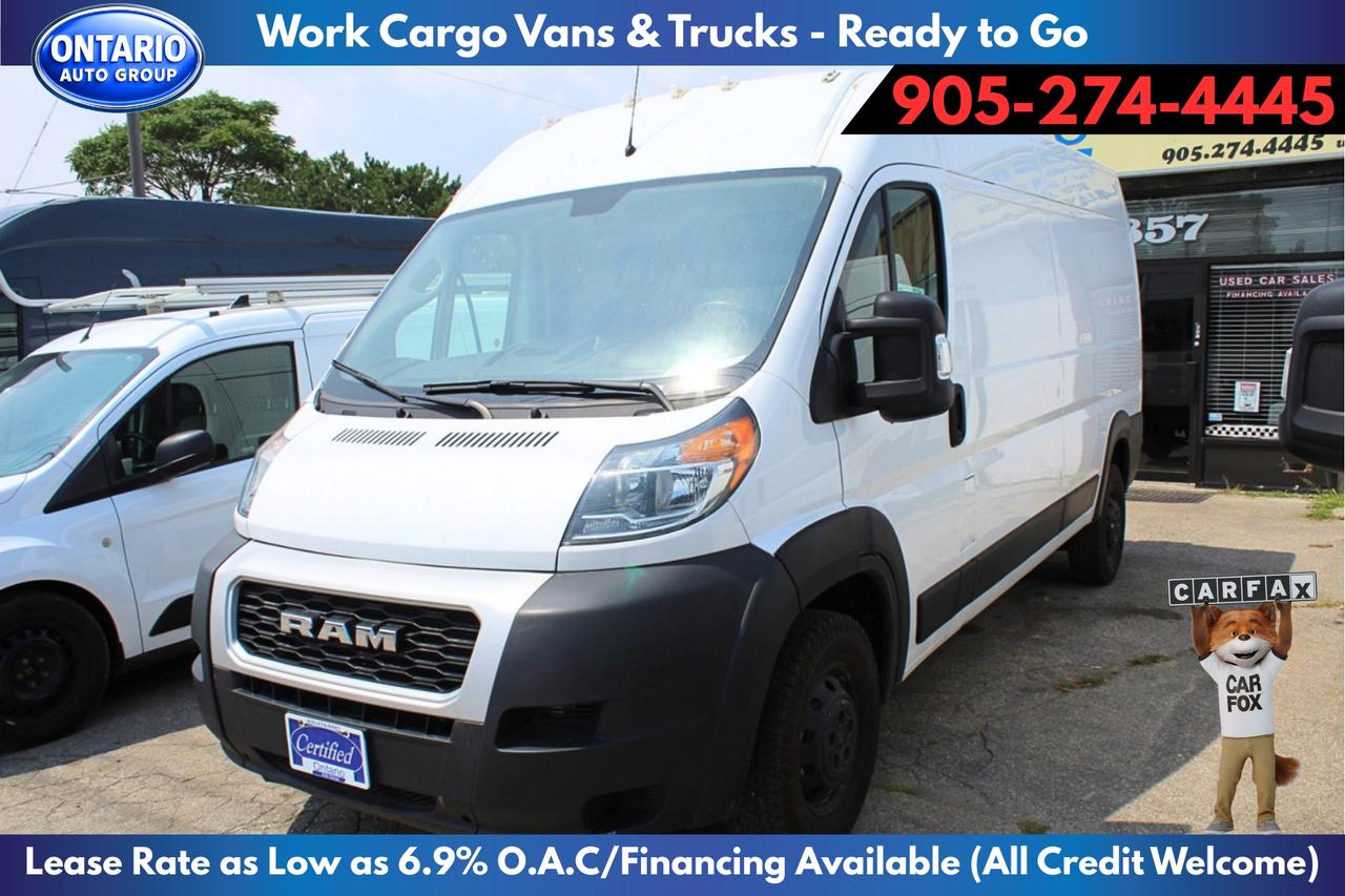 2021 RAM ProMaster Cargo 2500 Van High Roof 159" Divider Back Cam Photo