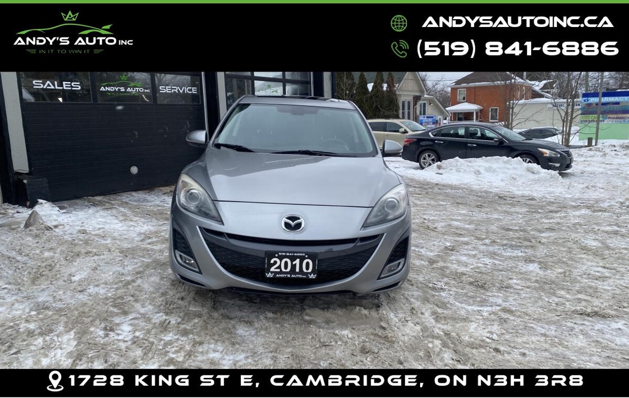 2010 Mazda MAZDA3 GT HB ! LEATHER ! SUNROOF ! NO ACCIDENTS Photo