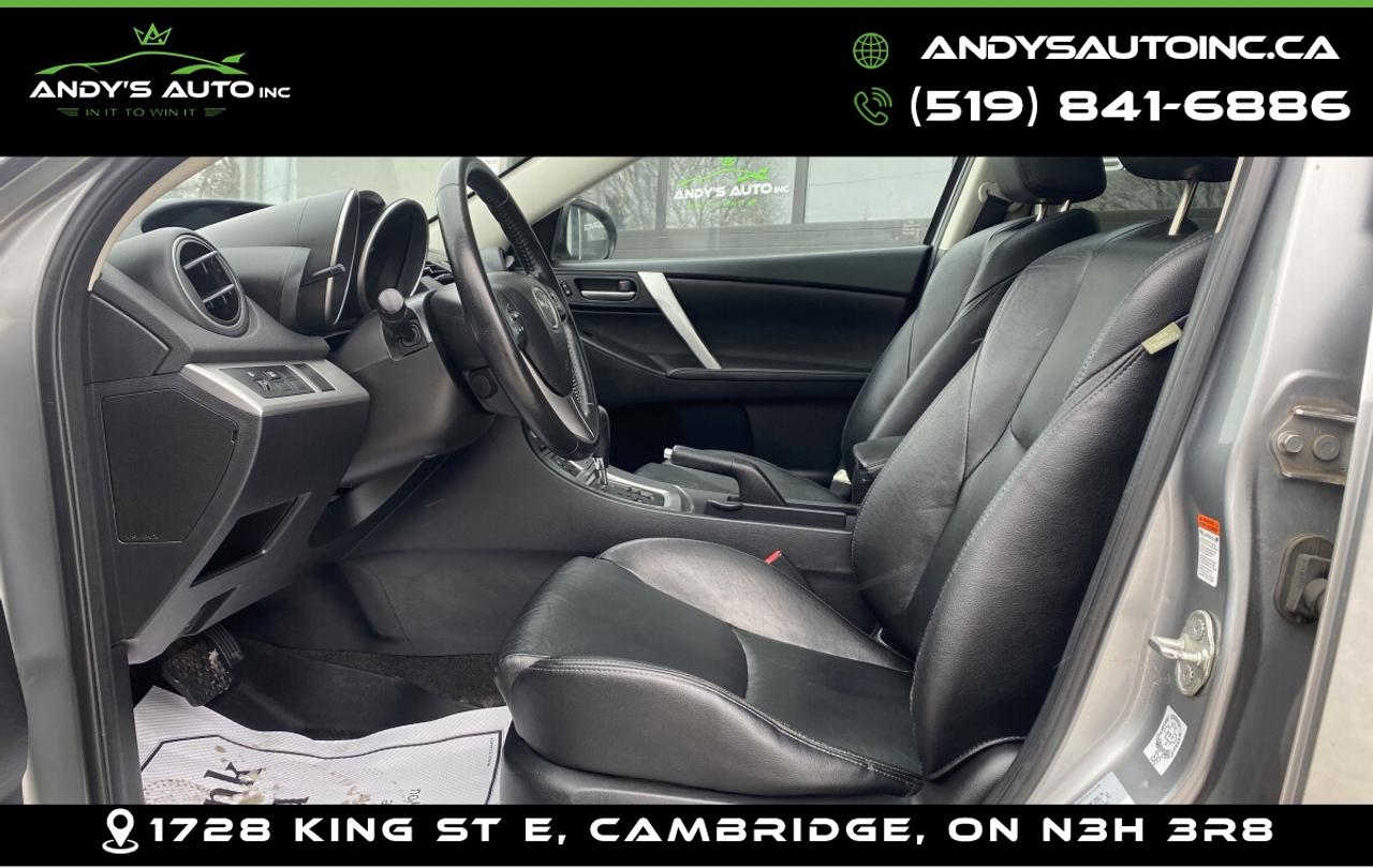 2010 Mazda MAZDA3 GT HB ! LEATHER ! SUNROOF ! NO ACCIDENTS Photo