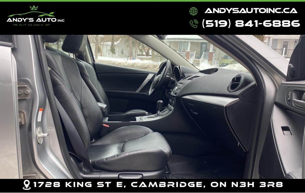 2010 Mazda MAZDA3 GT HB ! LEATHER ! SUNROOF ! NO ACCIDENTS Photo