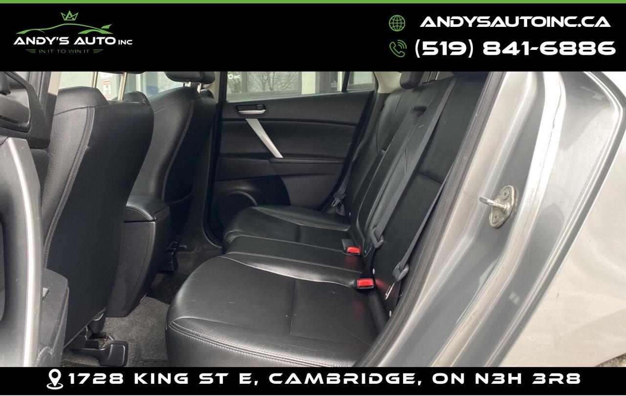 2010 Mazda MAZDA3 GT HB ! LEATHER ! SUNROOF ! NO ACCIDENTS Photo