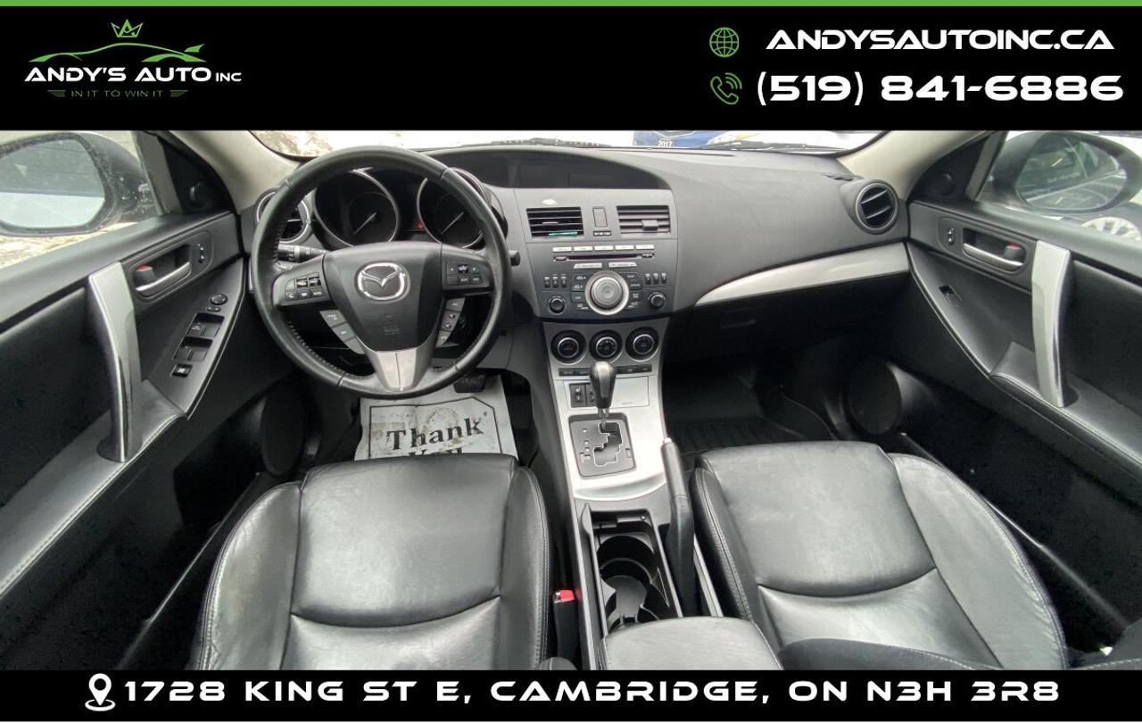 2010 Mazda MAZDA3 GT HB ! LEATHER ! SUNROOF ! NO ACCIDENTS Photo