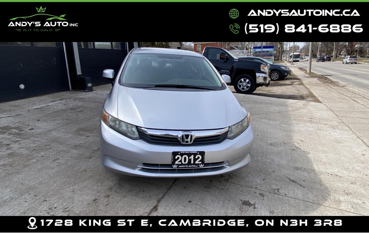 2012 Honda Civic LX ! AUTO ! NO ACCIDENTS Photo