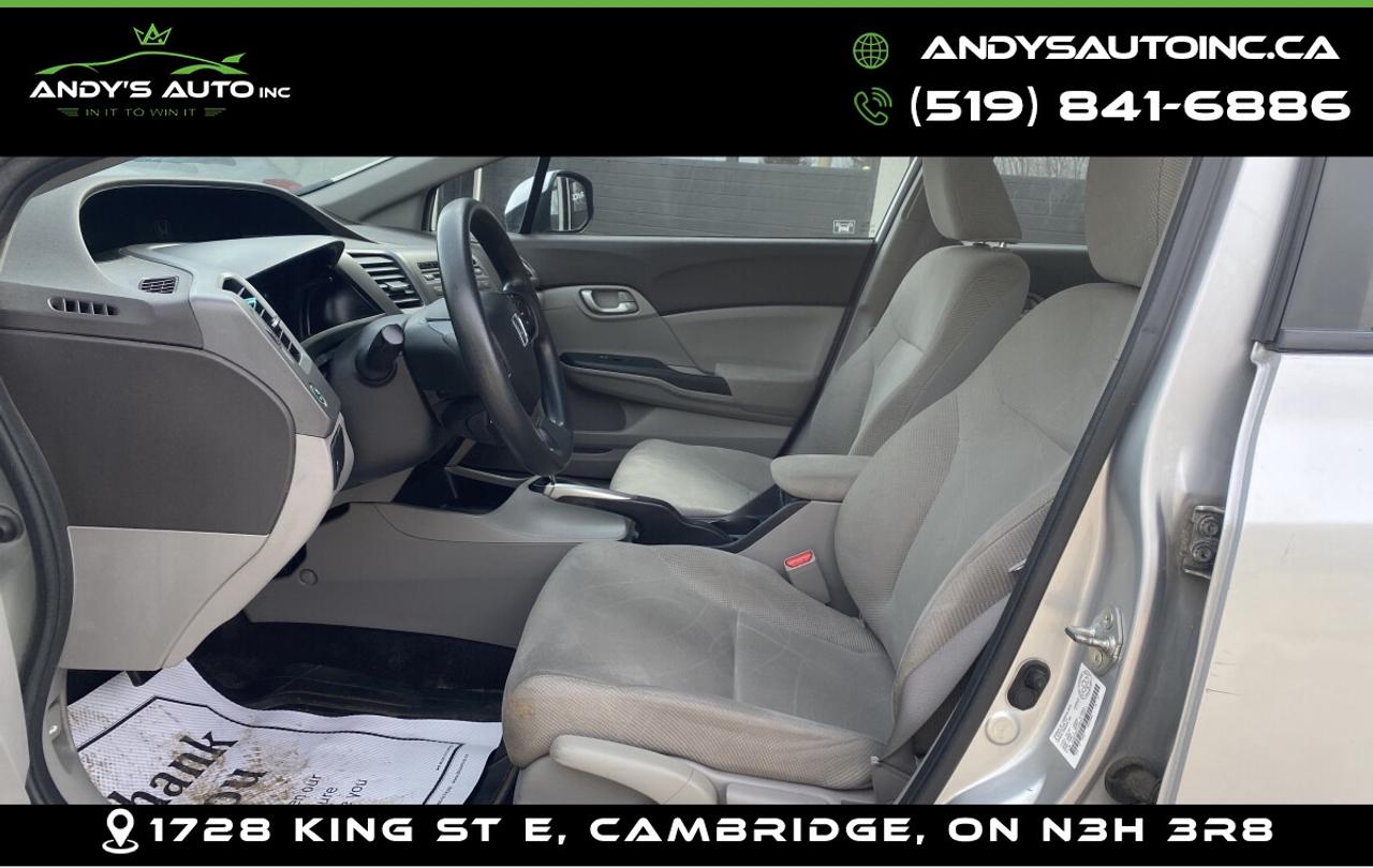 2012 Honda Civic LX ! AUTO ! NO ACCIDENTS Photo