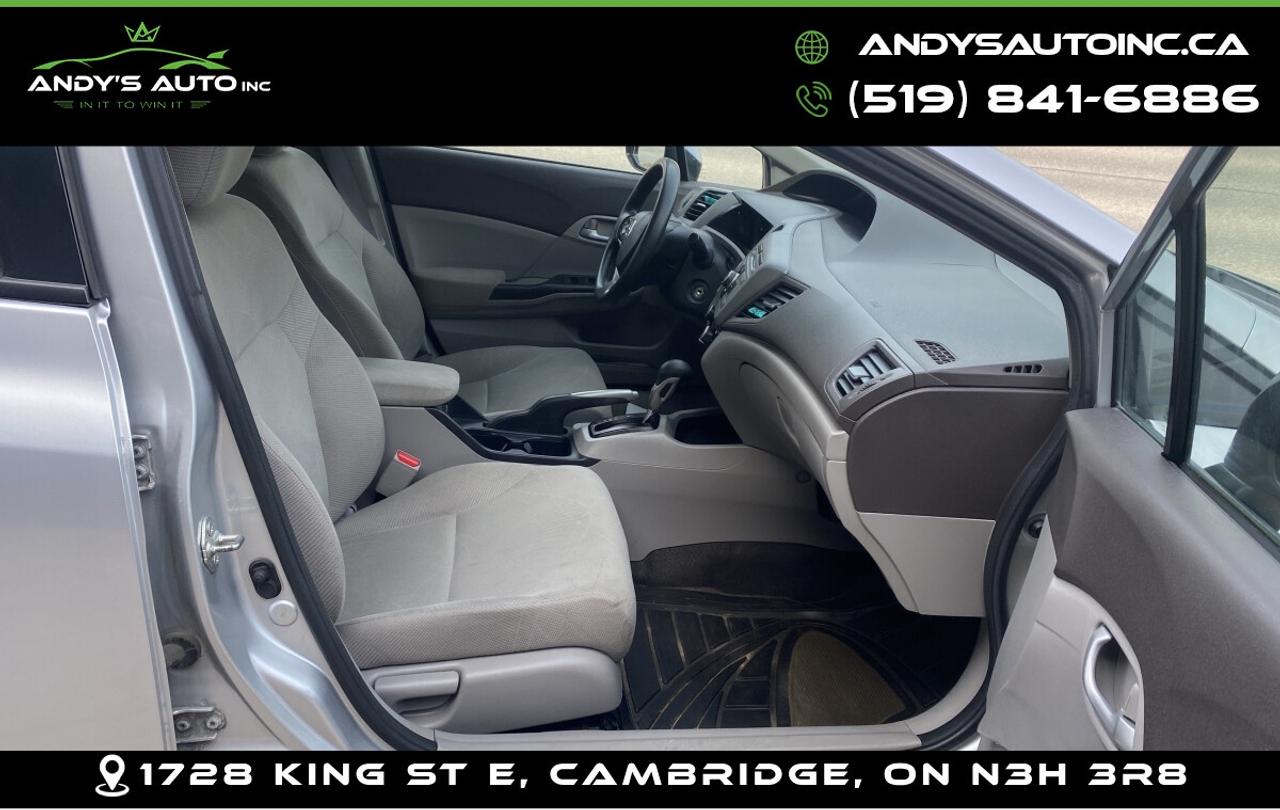 2012 Honda Civic LX ! AUTO ! NO ACCIDENTS Photo