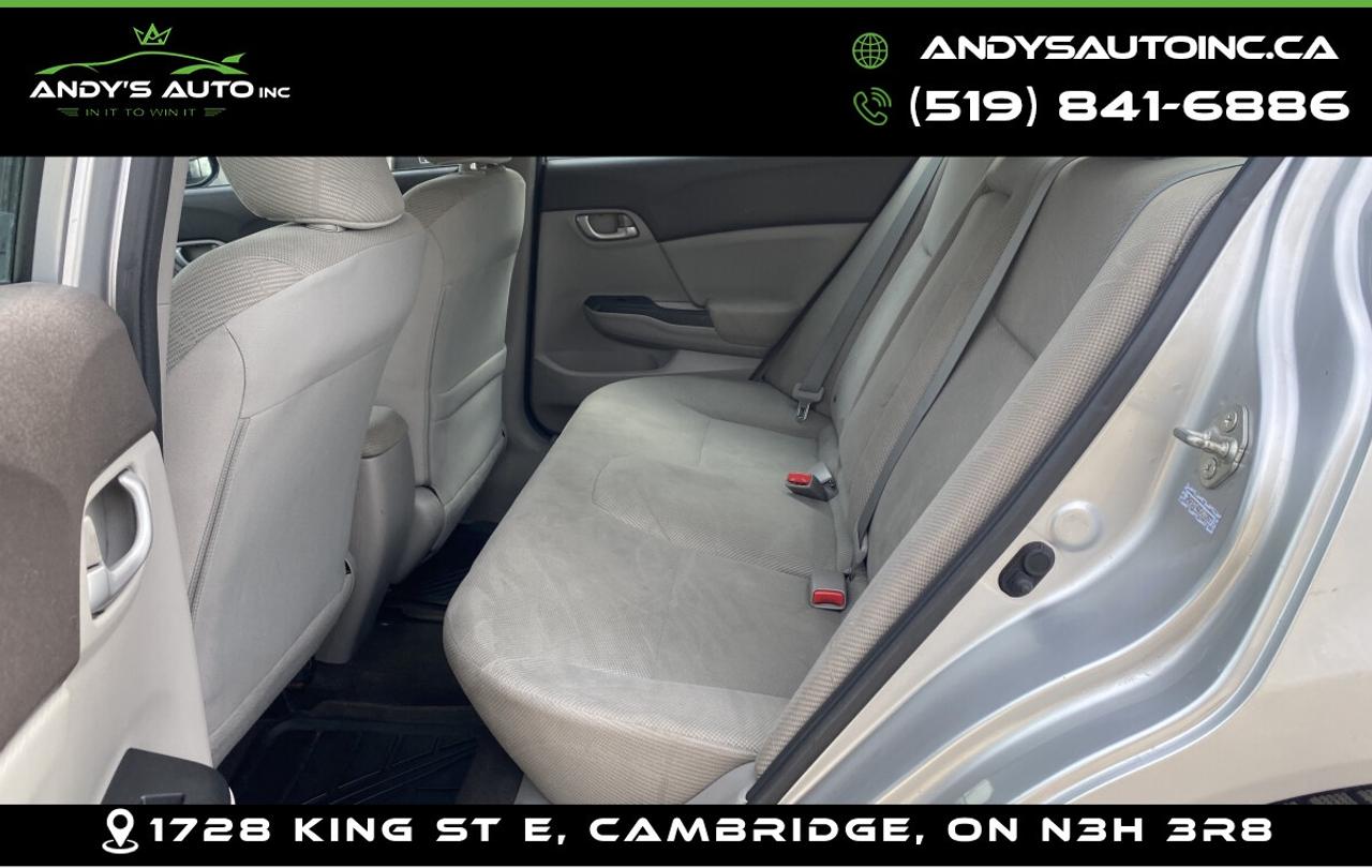 2012 Honda Civic LX ! AUTO ! NO ACCIDENTS Photo