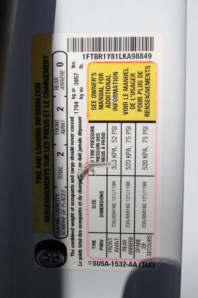 2020 Ford Transit 250 Van 130" Leatherette B.Cam Divider Air Compr. Photo