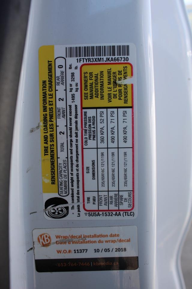 2018 Ford Transit 250 Van High Roof 148" EL Divider Photo