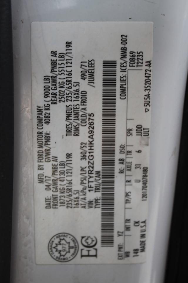 2017 Ford Transit T250 LR 3.5L, 148", Divider, Back Up Photo