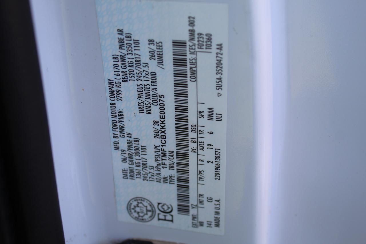 2019 Ford F-150 XL 8ft Box Back up Camera Photo