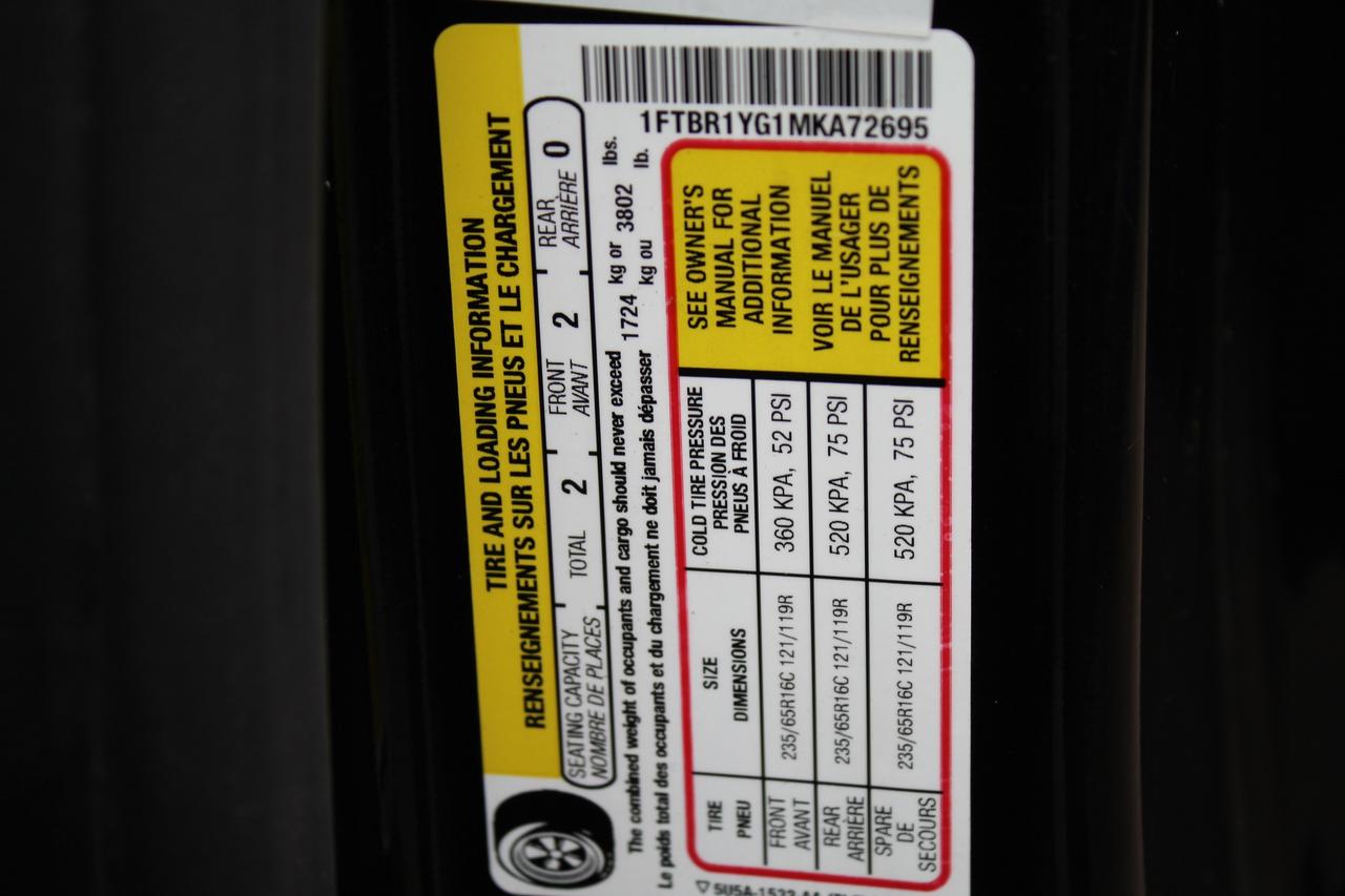 2021 Ford Transit T 250 Low Roof 130" Ladder Rack Divider shelving Photo