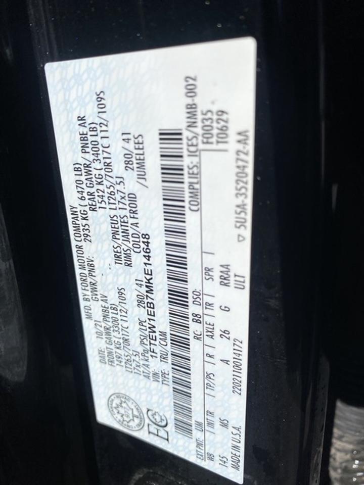 2021 Ford F-150 XLT CREW CAB SHORT B 4WD SUPERCREW Photo