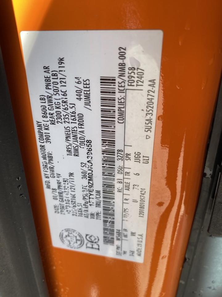 2018 Ford Transit T-150 148" LOW RF 86 T-150 Photo