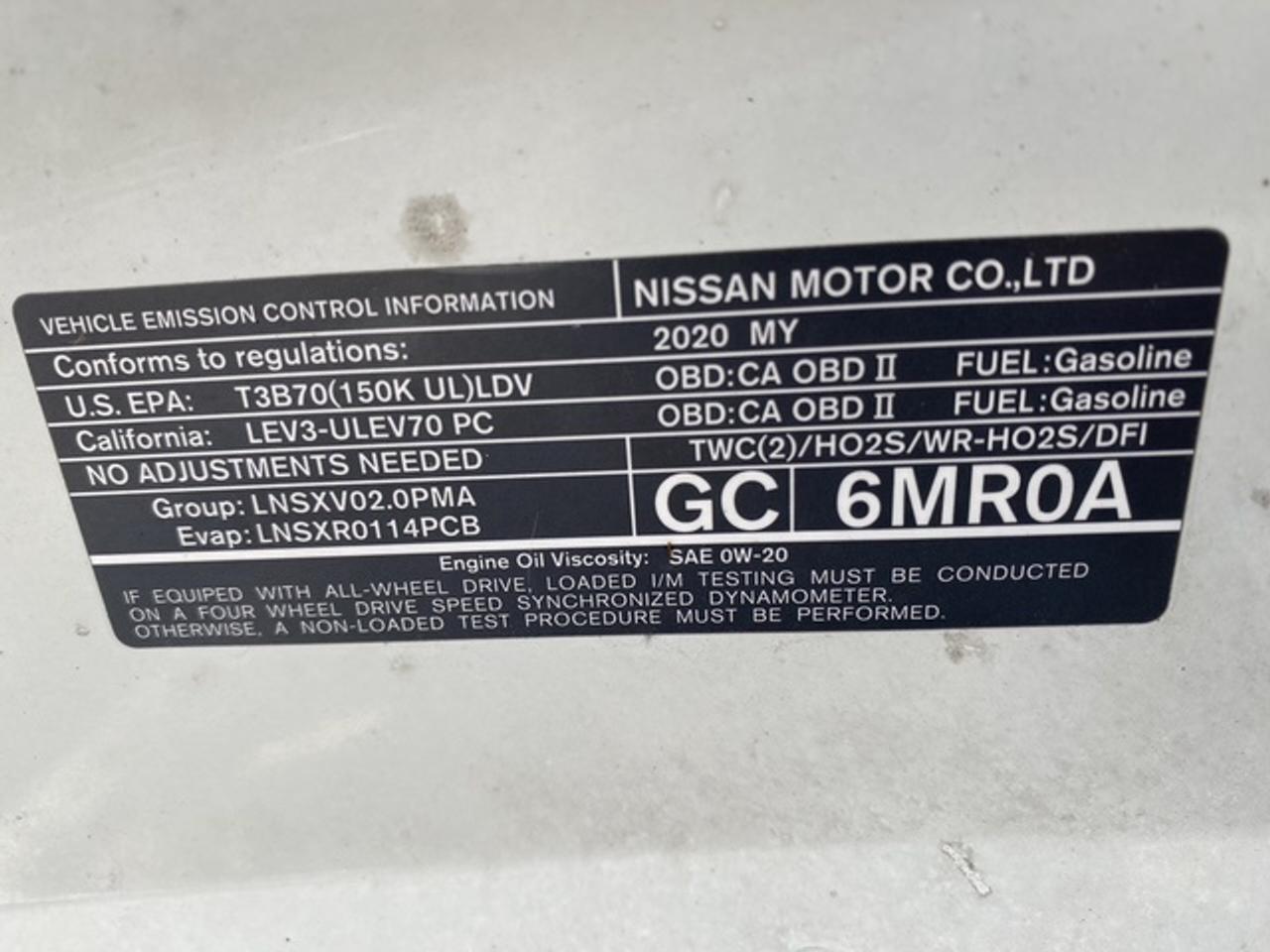 2020 Nissan Qashqai S FWD CVT Photo