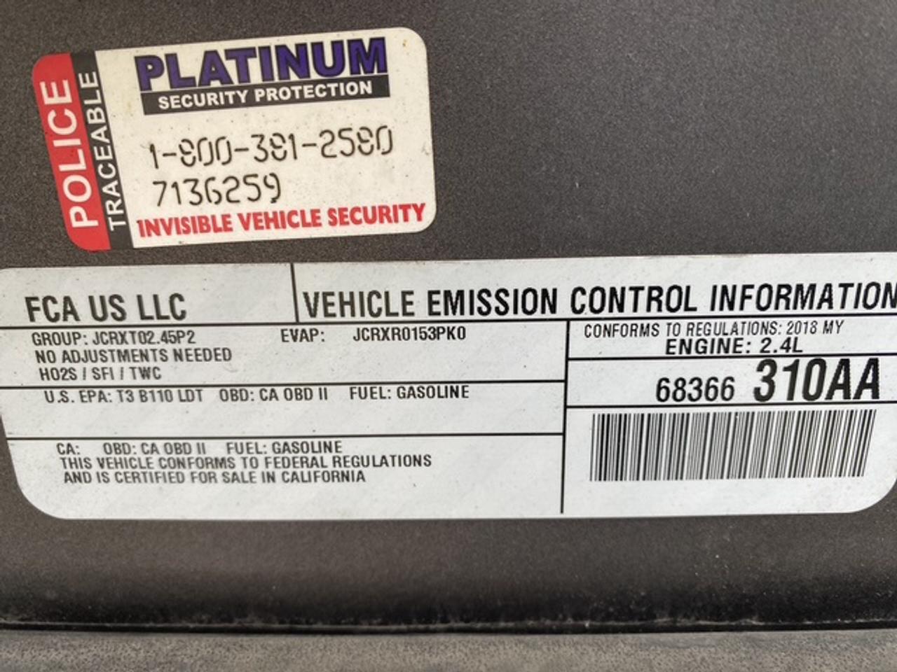 2018 Dodge Journey SE Plus FWD Photo