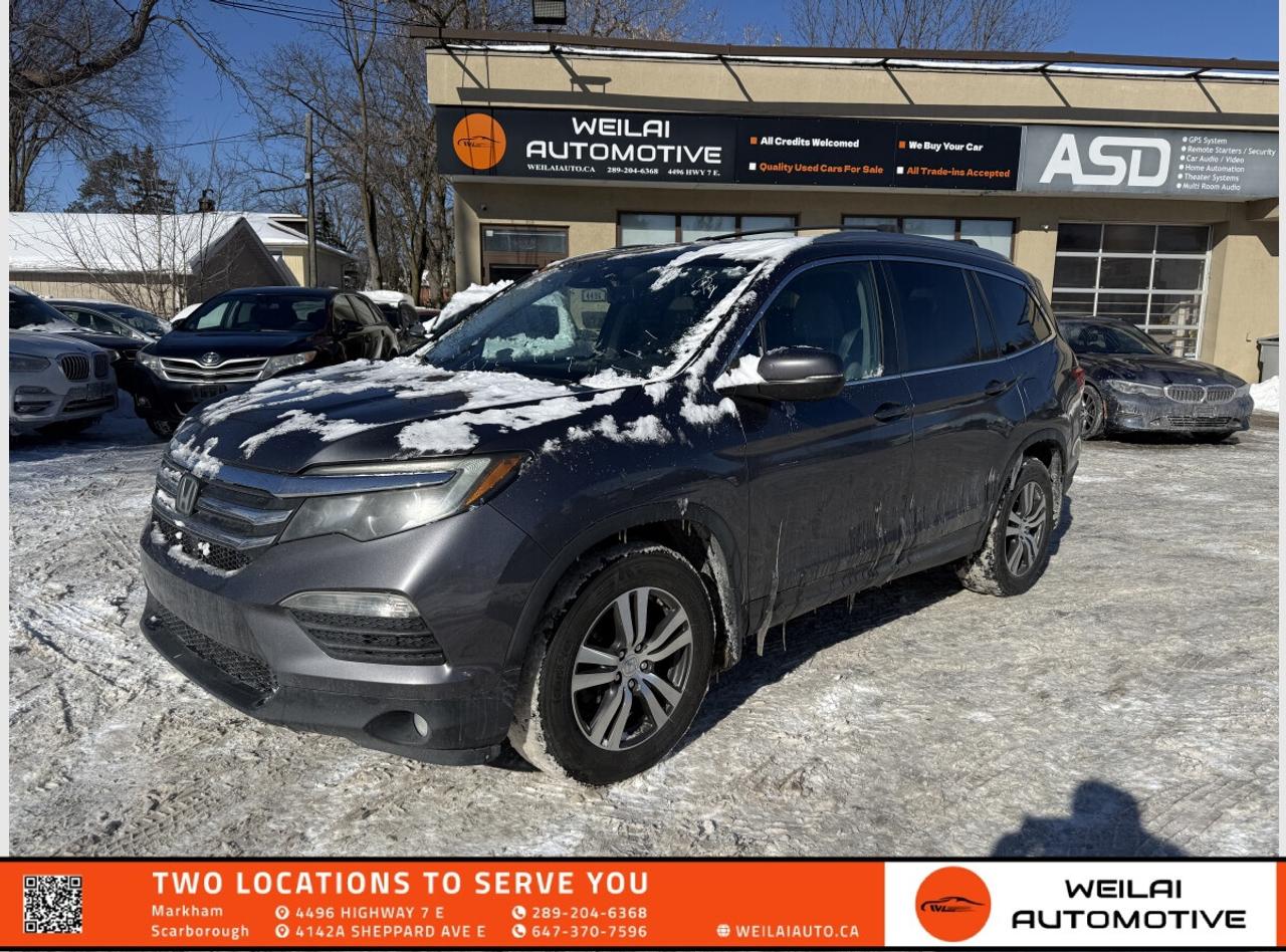 2016 Honda Pilot EX-L/8 Seats/No Accident/AWD/Low Mileage! Photo