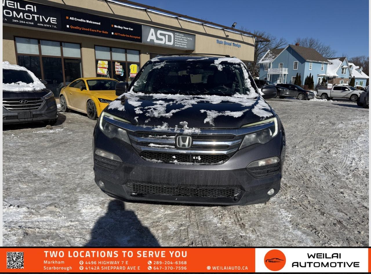 2016 Honda Pilot EX-L/8 Seats/No Accident/AWD/Low Mileage! Photo3