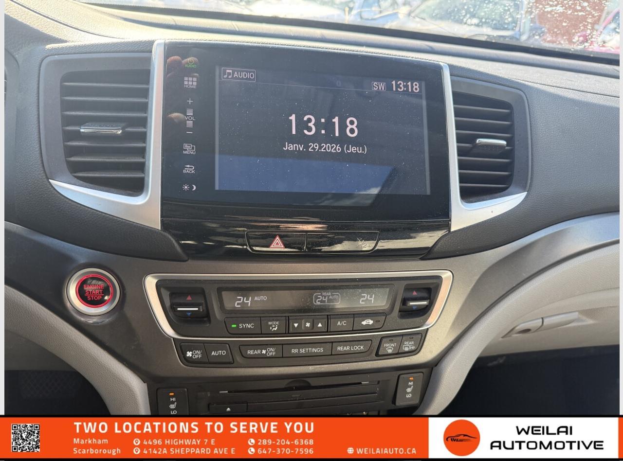 2016 Honda Pilot EX-L/8 Seats/No Accident/AWD/Low Mileage! Photo