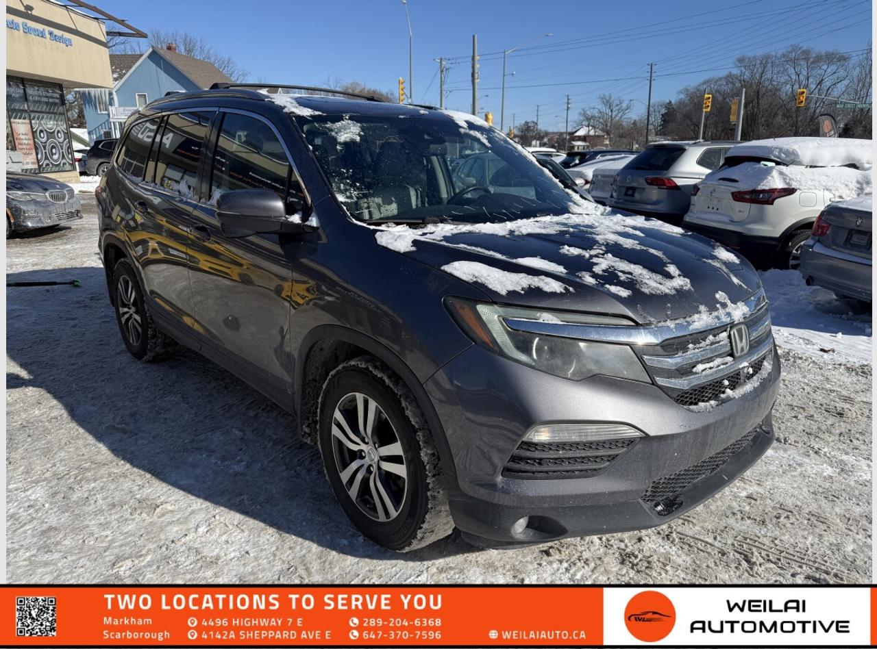 2016 Honda Pilot EX-L/8 Seats/No Accident/AWD/Low Mileage! Photo