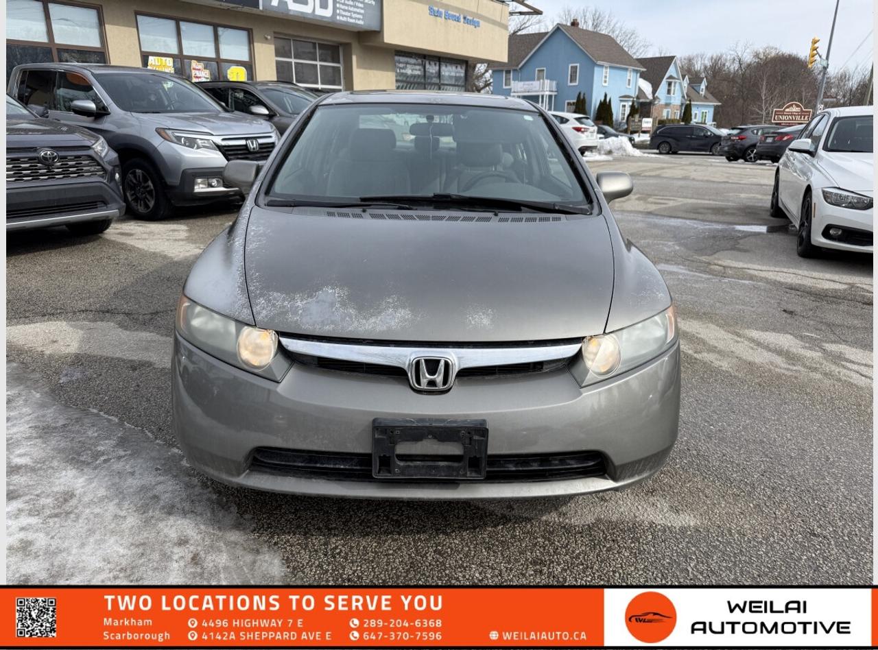 2008 Honda Civic LX/No Accident/Low Kms/2 Set Tires Photo2