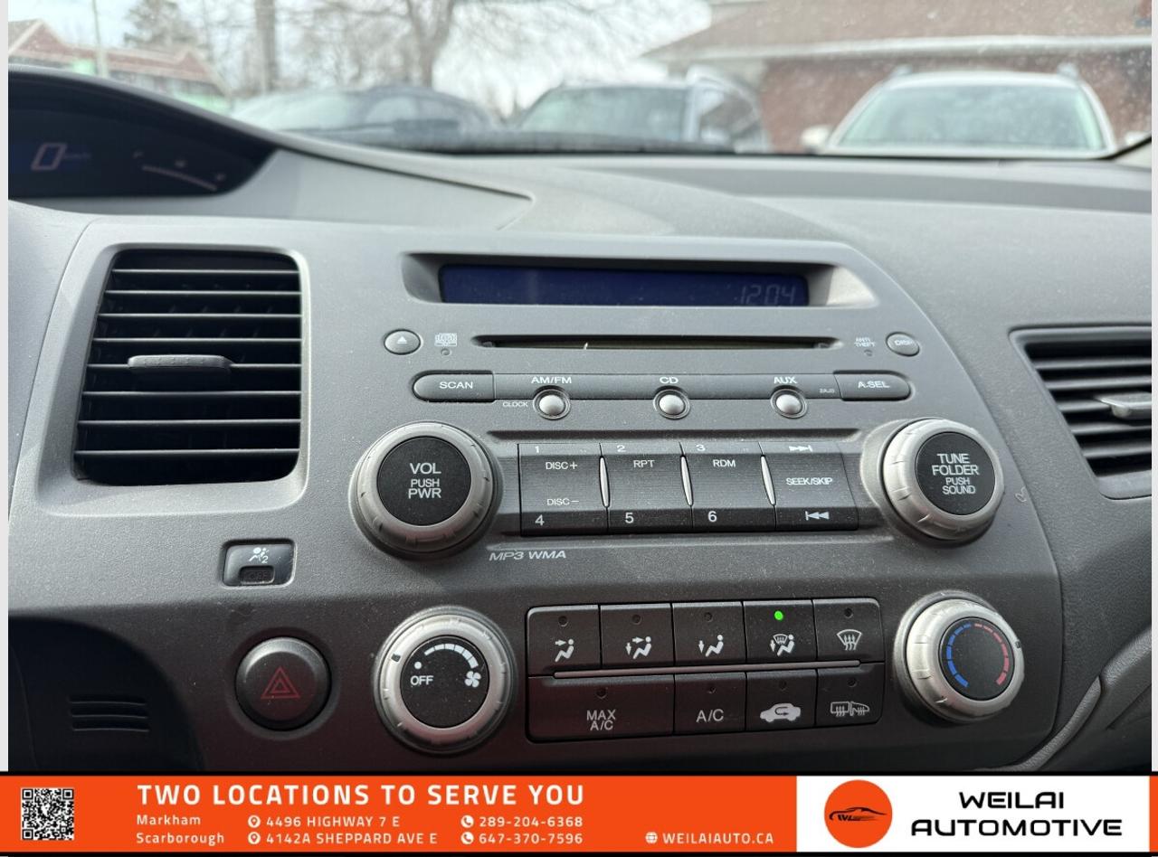 2008 Honda Civic LX/No Accident/Low Kms/2 Set Tires Photo