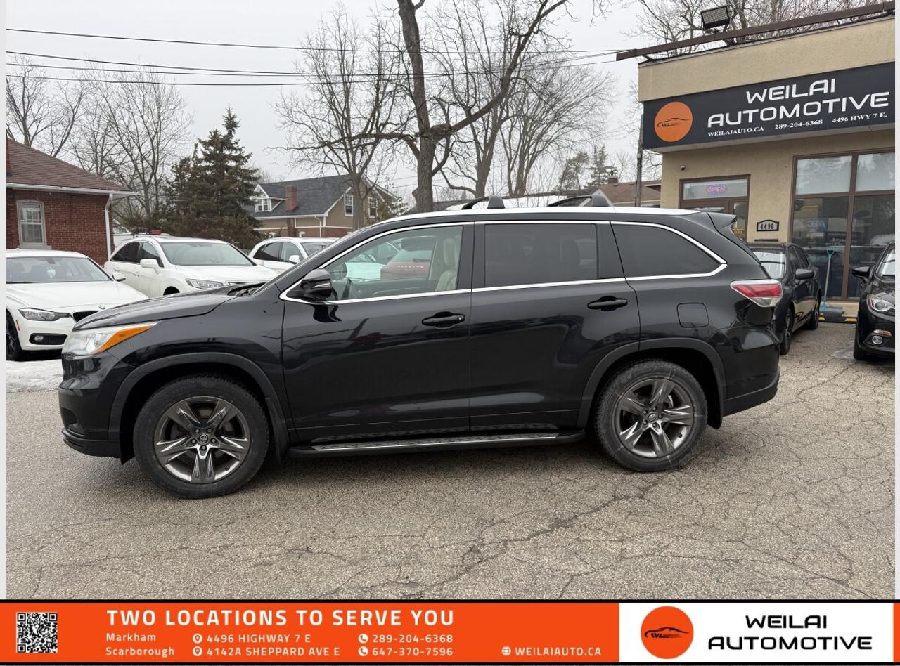 2016 Toyota Highlander Limited/AWD/No Accident/Low KMs Photo
