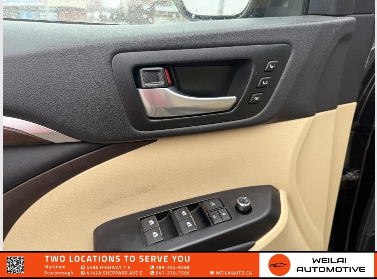 2016 Toyota Highlander Limited/AWD/No Accident/Low KMs Photo4