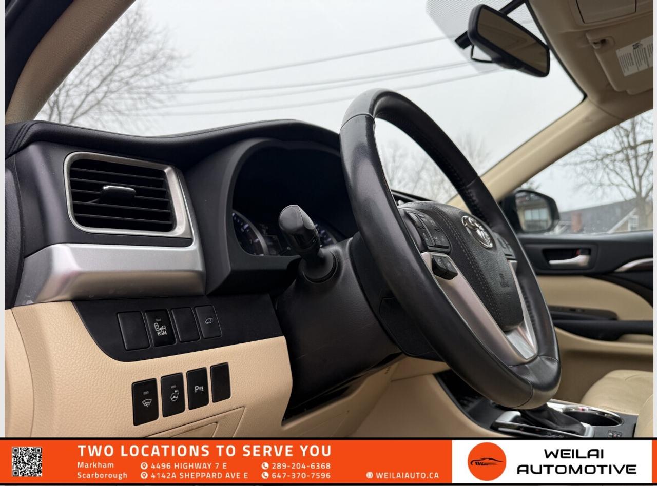 2016 Toyota Highlander Limited/AWD/No Accident/Low KMs Photo