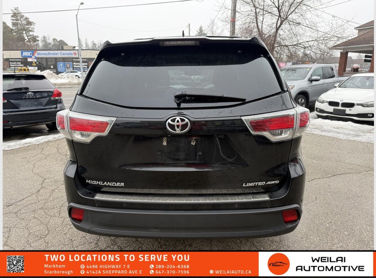 2016 Toyota Highlander Limited/AWD/No Accident/Low KMs Photo