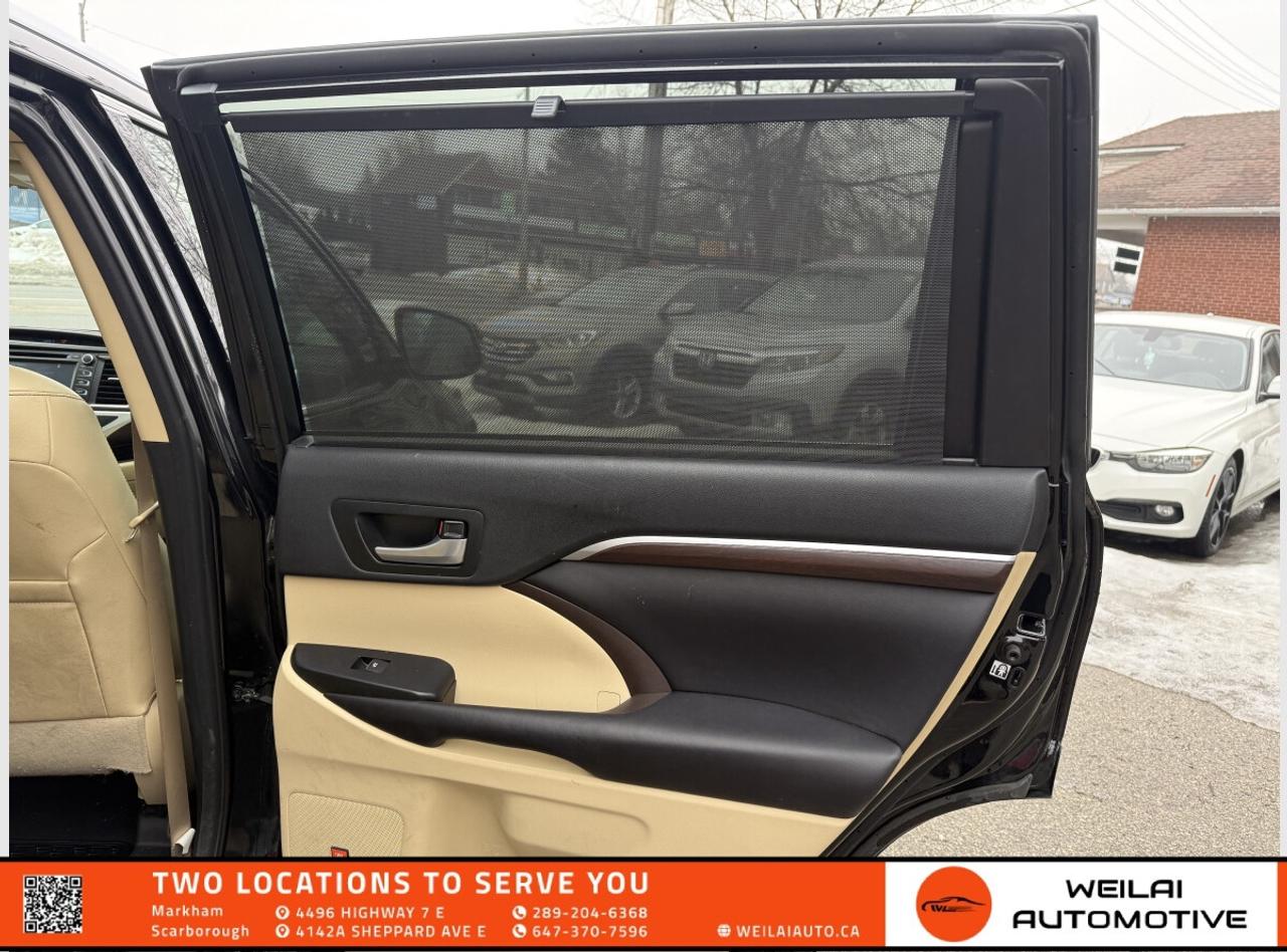 2016 Toyota Highlander Limited/AWD/No Accident/Low KMs Photo