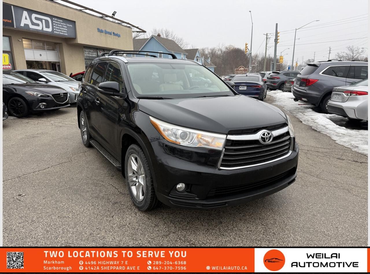 2016 Toyota Highlander Limited/AWD/No Accident/Low KMs Photo