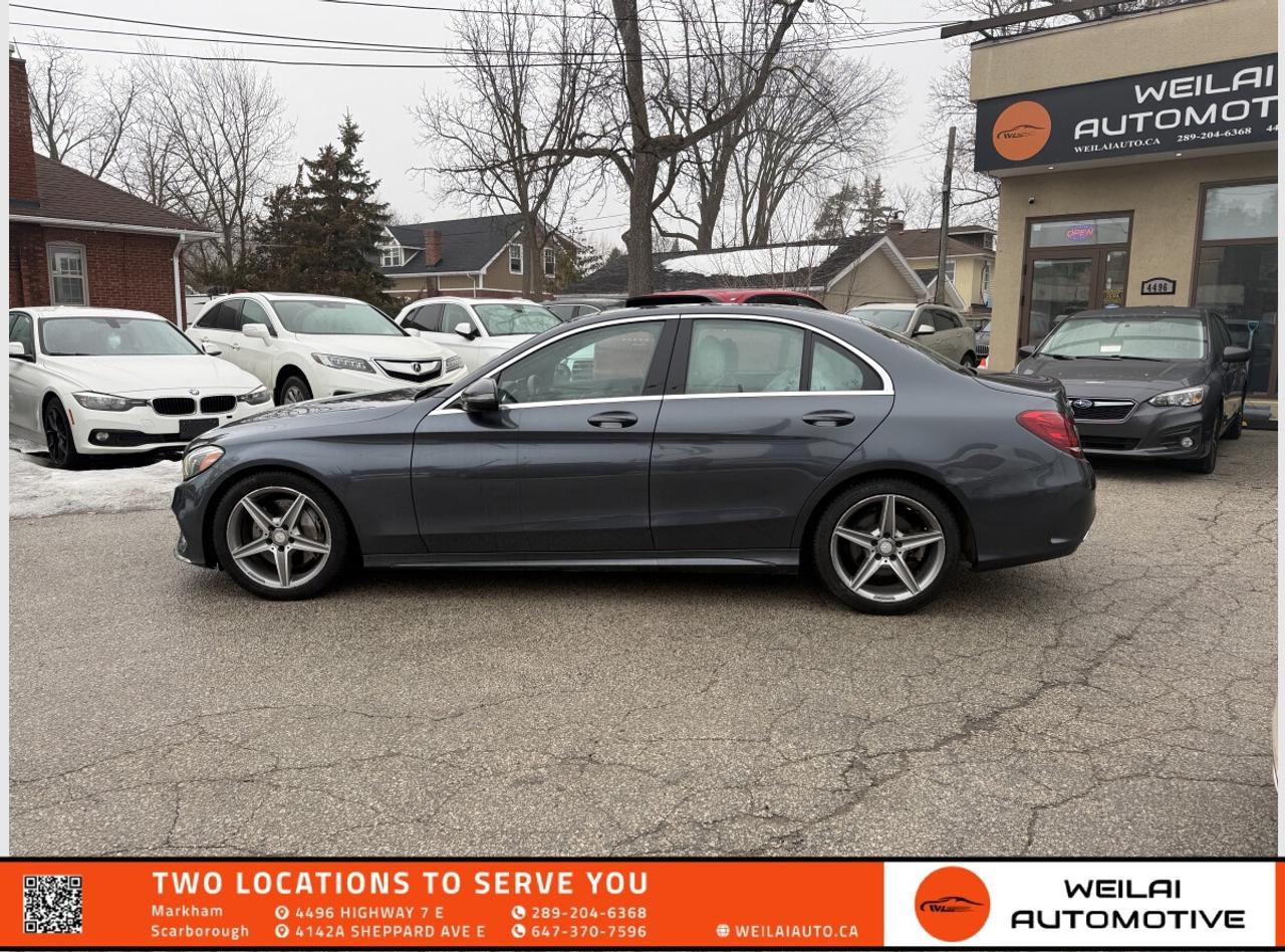2016 Mercedes-Benz C-Class C300/AMG PK/No Accident Photo3