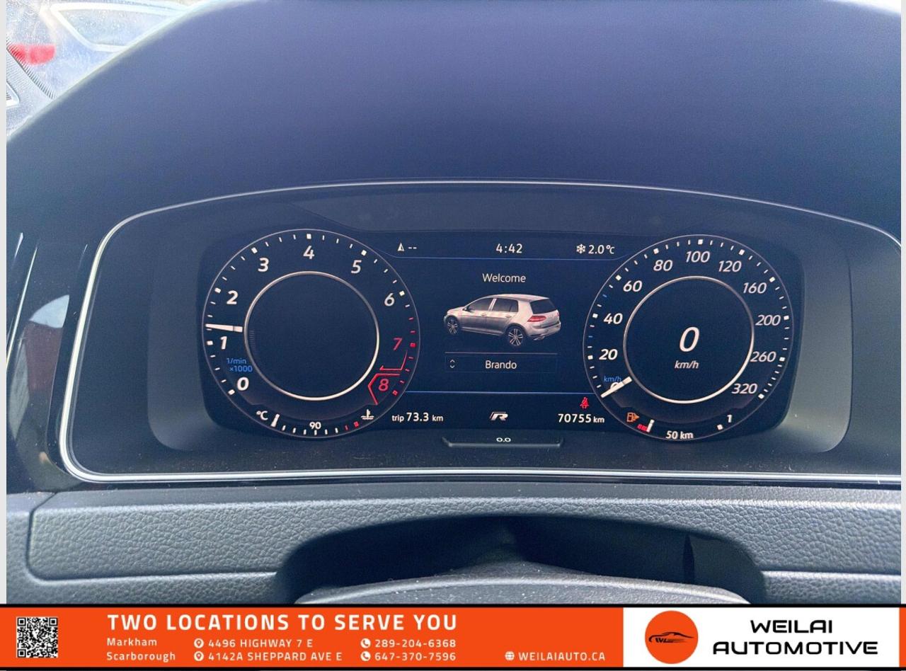 2018 Volkswagen Golf R Manuel/Low KMs/Mint/Fully Serviced! Photo4