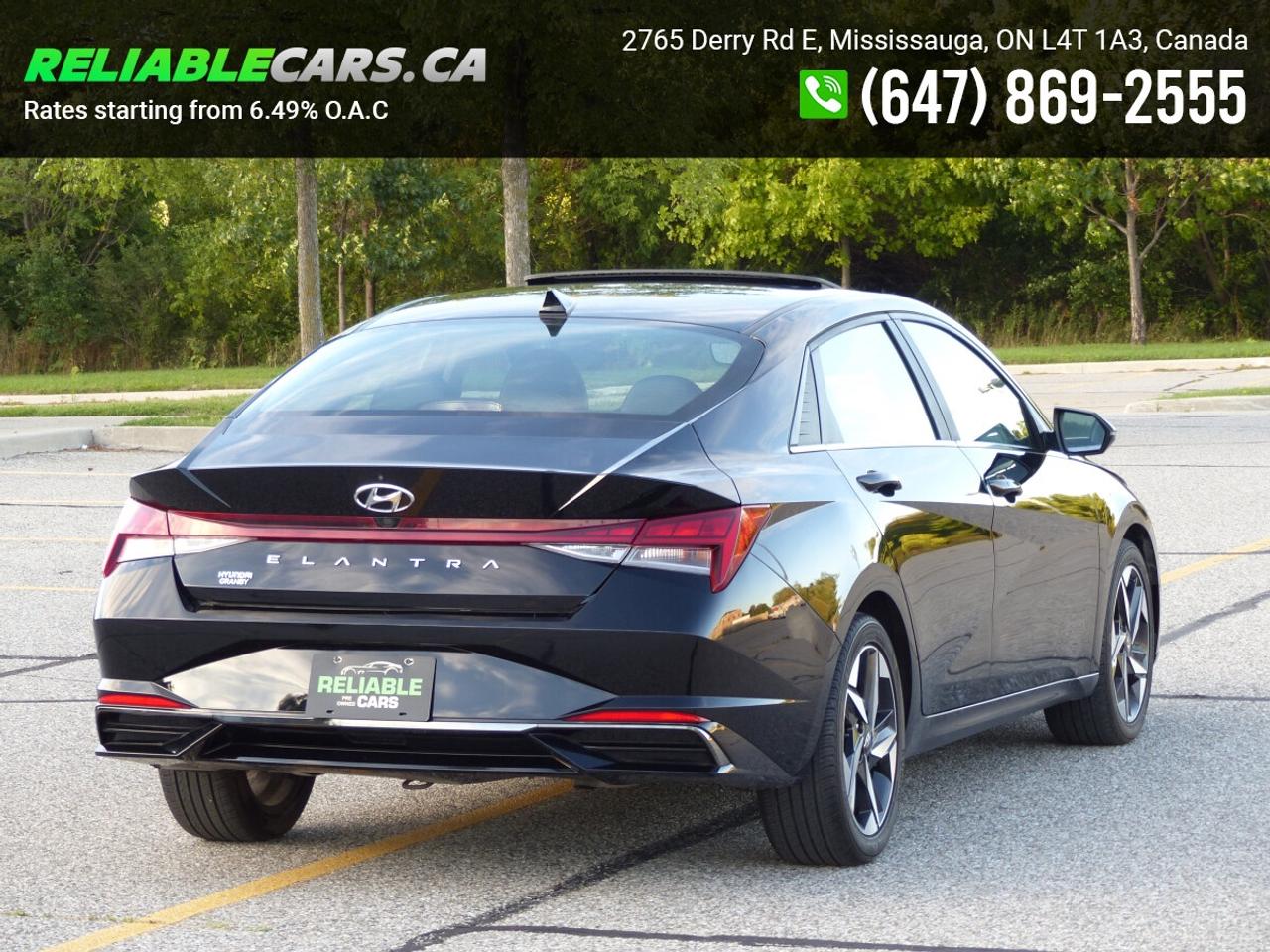 2021 Hyundai Elantra ULTIMATE | Clean Carfax | Leather | Safety Include Photo4