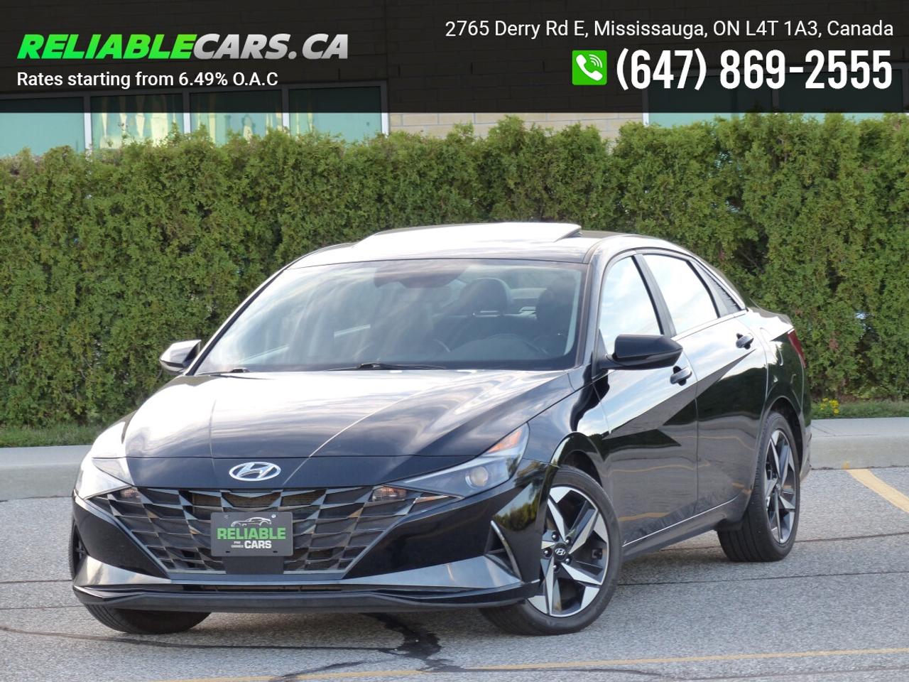 2021 Hyundai Elantra ULTIMATE | Clean Carfax | Leather | Safety Include Photo0