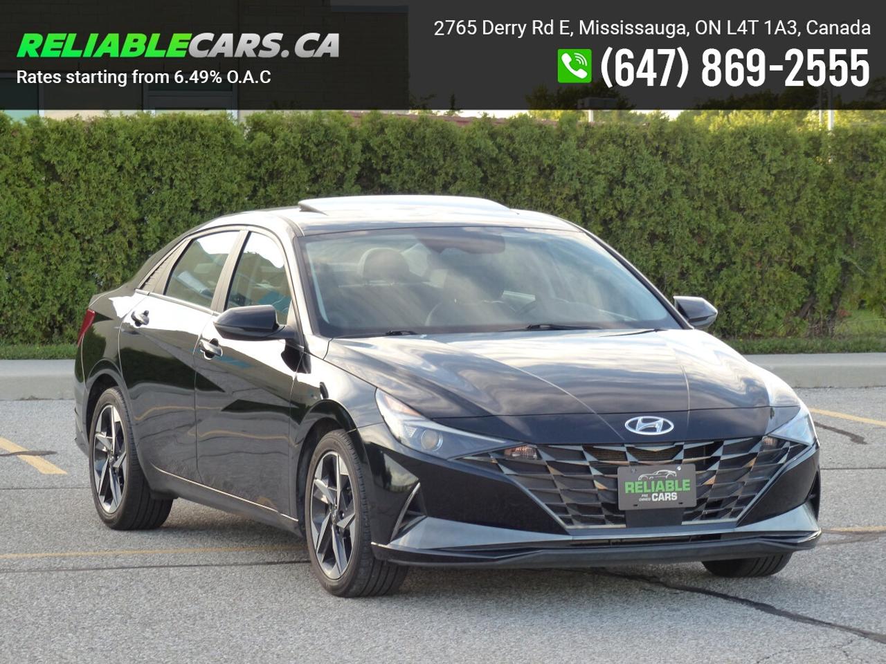 2021 Hyundai Elantra ULTIMATE | Clean Carfax | Leather | Safety Include Photo
