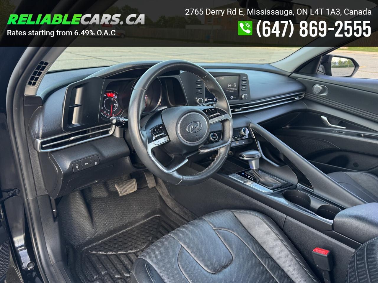 2021 Hyundai Elantra ULTIMATE | Clean Carfax | Leather | Safety Include Photo