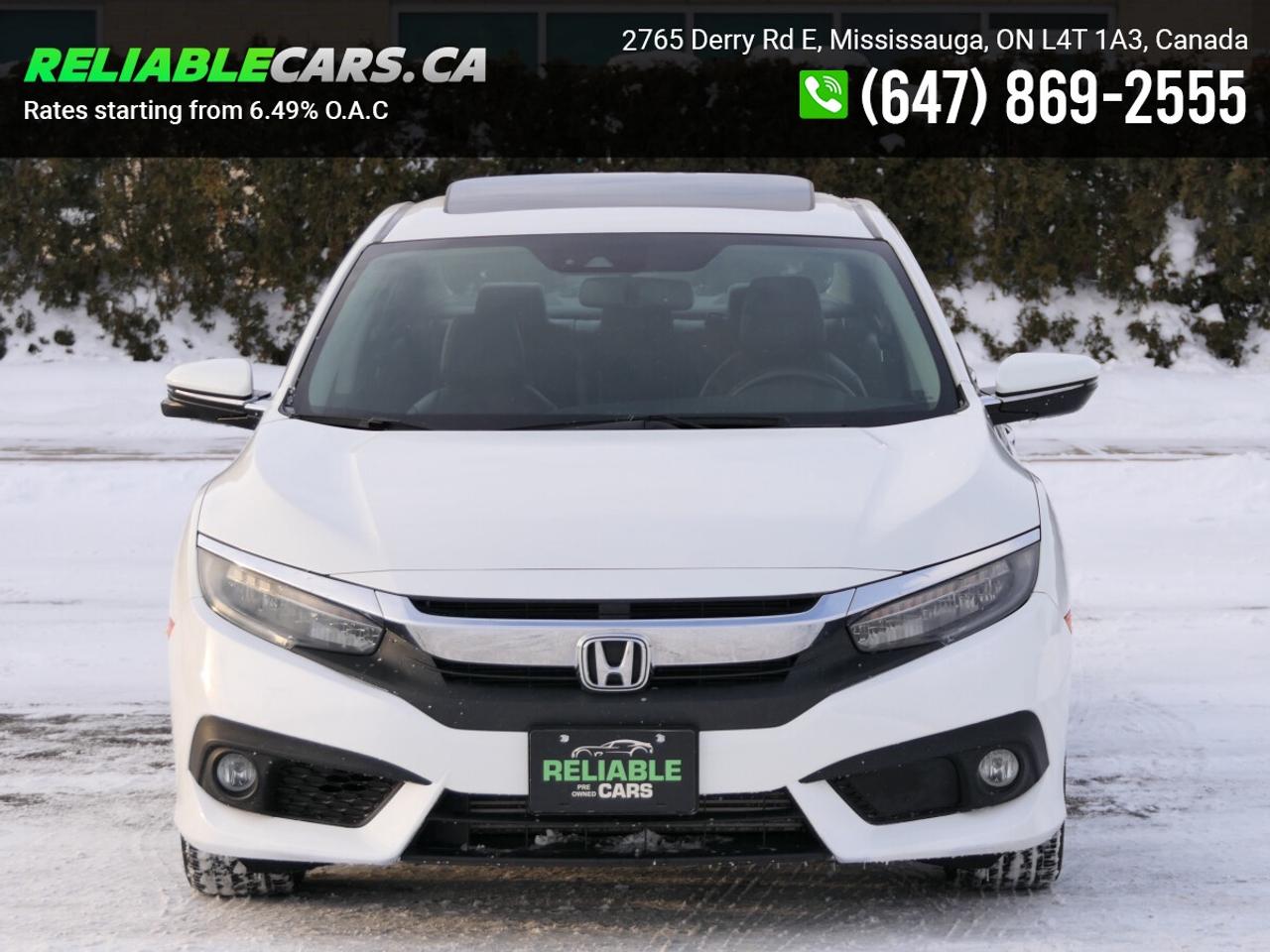 2017 Honda Civic TOURING | No-Accident | Safety Included | Leather Photo