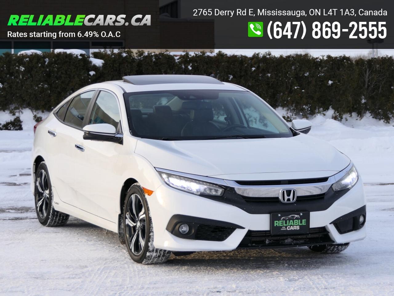 2017 Honda Civic TOURING | No-Accident | Navi | Leather Photo4